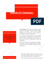 Lecture On Schools of Criminology