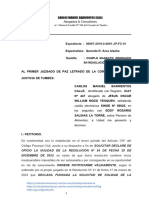 Cumple Mandato Mediante Resolucion #25 Nulidad de Acto Procesales