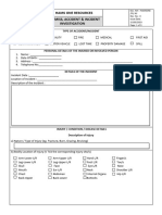 Accident & Incident Investigation Form