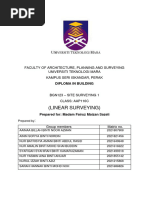 Assignment BGN123 (Linear Surveying)