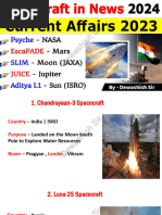 Spacecraft in News 2024