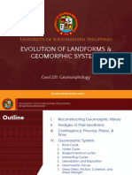 3-4 - Evolution of Landforms and Geomorphic Systems