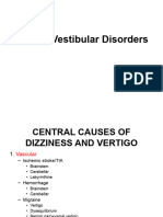 Central Vestibular Disorder