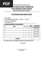 Ficha de Carga Academica 2024-I