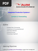 Chapter 12 - Forecasting Demand