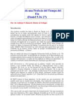 Clarificando Una ProfecÍa Del Tiempo Del Fin (Daniel 9:26,27)