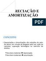 Depreciação Amortização