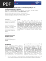 72 - Progressive Multifocal Leukoencephalopathy in An Immunocompetent Patient