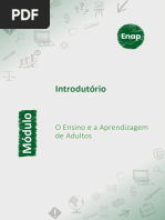 Módulo Introdutório - O Ensino e A Aprendizagem de Adultos