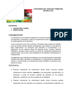 Contenidos Del Segundo Trimestre 4 TM y TT Escuela 235