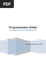 Programmation Mobile