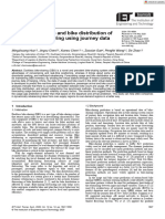 IET Intelligent Trans Sys - 2020 - Hua - Forecasting Usage and Bike Distribution of Dockless Bike Sharing Using Journey Data