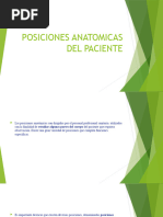 Posiciones Anatomicas Del Paciente