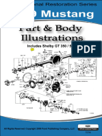 Mustang 1969 Parts & Body Illustration