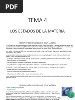 Tema 4 - Los Estados de La Materia