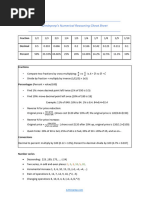 Numerical Cheatsheet