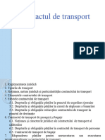 Contractul de Transport