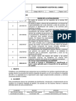 HSE-P-11Procedimiento Gestión Del Cambio Version7