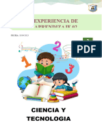 SESION DE APRENDIZAJE CYT 18 Abril