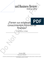 Tienen Sus Empleados Los Conocimientos Minimos de Finanzas