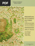 Prehispanic Settlement Patterns in The Northwestern Valley of Mexico The Zumpango Region