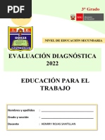 Evaluación Diagnóstica 3° Grado 2022