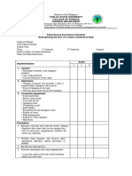 Procedural Checklist Shampooing The Hair of A Client Confined To Bed 1