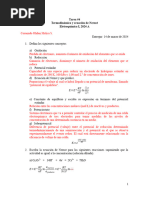 Tarea 4 Electro. I 2024 A Termodinámica Electroquímica, Ecuación de Nernst