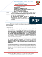 Informe #074-2023-SGSL - Requerimiento para La Adquisición de Herramientas Manuales y Cuaderno de Obra