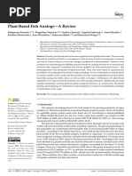 Plant-Based Fish Analogs-A Review