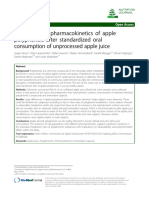 Differences in Pharmacokinetics of Apple Polyphenols After Standardized Oral Consumption of Unprocessed Apple Juice