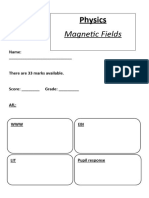 11 Magnetic Fields Student