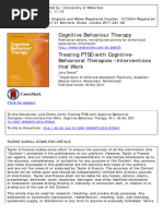 Treating PTSD With Cognitive-Behavioral Therapies - Interventions That Work