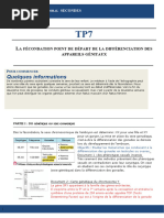 2nd - TP 7 - La Fécondation Point de Départ de La Différenciation Des Appareils Génitaux