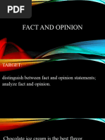 G8 - Fact and Opinion