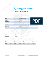 10.6 Work Energy - Power CIE IAL Physics MS Theory Unlocked