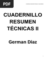 Cuadernillo Técnicas II