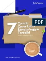 ? 7 Contoh Cover Letter Bahasa Inggris