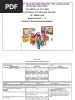 Proyecto Reconozco Mis Emociones para La Resolución Pacífica de Conflictos