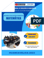 Ii Evaluacion Formativa de Matemática 2023 Tercer Grado