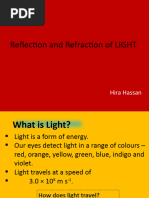 Reflection and Refraction of Light