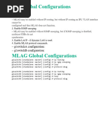 Mellanox MLAG Configuration