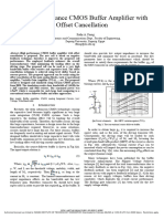 High Performance CMOS Buffer Amplifier With Offset Cancellation