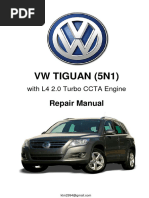 VW Tiguan L4 2.0 CCTA Repair