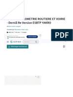 COURS DE GEOMETRIE ROUTIERE ET VOIRIE - Derniã Re Version ESBTP YAKRO - PDF - Route - Angle