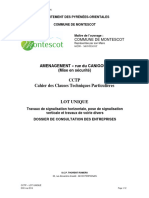 Cahier Des Clause Techniques Particulières