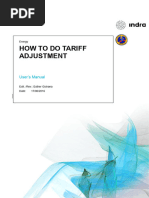 How To Do Tariff Adjustment