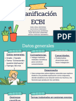 Planificación ECBI