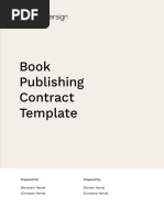 Book Publishing Contract Template