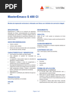 Masteremaco S 488 Ci - Ficha Tecnica